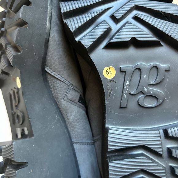 Paul Green NEWBURY Suede Wedge Boots IRON PLATFORM CHUNKY Sz 5.5/ US8 - Picture 8 of 9